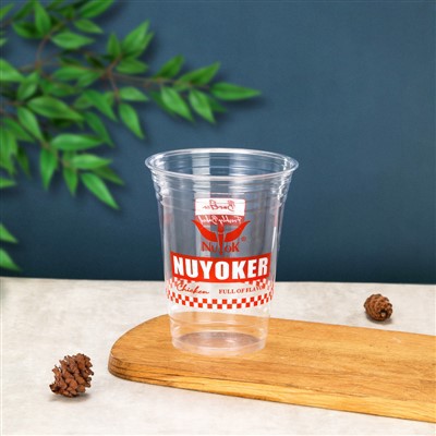 뚜껑이 달린 애완동물 플라스틱 컵